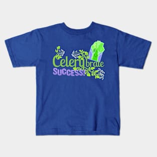 Celerybrate Success - Punny Garden Kids T-Shirt